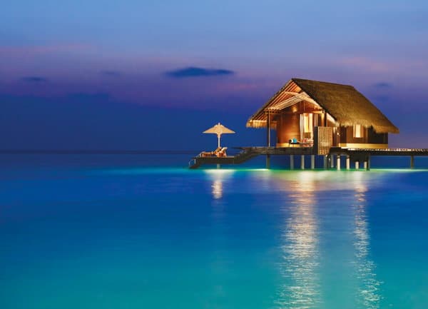 Resort en bord de lagon aux Maldives